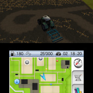 耕していくと、畑に残った小麦の茎がどんどん消えていく!※キレイに耕したほうが時間の節約になります。画像は悪い見本