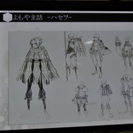 この段階の「ハセヲ」はマントの中に複数の武器を持っているという設定で、後のマルチウェポン