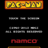 『パックマン』タイトル画面