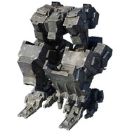 脚部パーツ。移動と積載の性能に関わります。