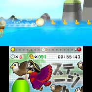 ローリングで水上を一気にダッシュ