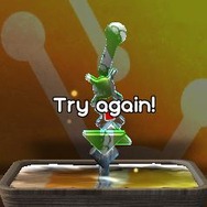 上手く積み上げられないと再挑戦