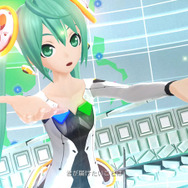 『初音ミク -Project DIVA- F』プレイ画面