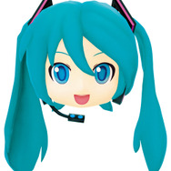 紙お面風髪飾り