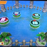 「アイランド」のステージのひとつ、動く浮島にうまくのせよう