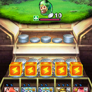 オレンジ色の箱はスキルボックス。落とすとスキルが使えます