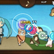 タッチモードでプレイするリズムゲーム