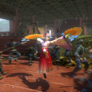 2種類の武器を戦闘中に持ち替えるシステムを採用