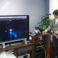 「かくしおん！」のデモプレイ風景