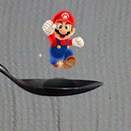 スプーンからジャンプ！