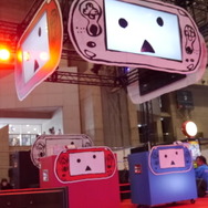 テレビちゃんとコラボしたブース会場。