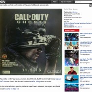 『Call of Duty: Ghosts』が正式発表! ワールドプレミアは5月21日に