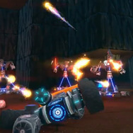 ロボット同士の激しい戦いも