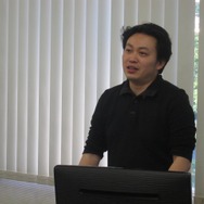 9leapについて説明するUEI清水氏