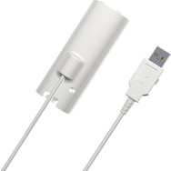 CYBER・リモコンUSB給電アダプター（Wiiリモコン用） ホワイト