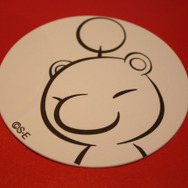 通常メニューのコースター。デザインはランダム