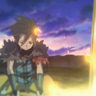 ハイランダーの里から旅立つ主人公