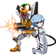 レイ&エヴァ零号機