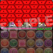 ボス戦闘前のエフェクトも「ヱヴァ」仕様に!