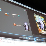 セル画のように重ね合わせでカードを表現