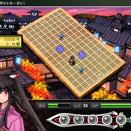 内乱が多かった室町時代が舞台の本作。碁盤の目のようなマップでゲームが進行する