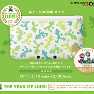 ニンテンドー3DS LL ルイージ30周年パック」詳細明らかに | インサイド