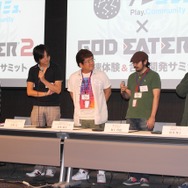 『GOD EATER 2』最速体験＆合同開発サミットを彩ったフィギュアやパネルなどをフォトレポート
