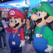 【E3 2013】今年の任天堂ブースは記念撮影スポットが満載 ― マリオやルイージも登場