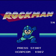 『ロックマン』タイトル画面