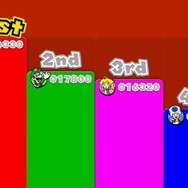 ステージクリア後にグラフで特典表示