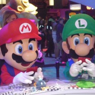 マリオとルイージもE3会場で体験していました