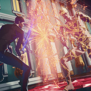 刀身から飛び散った火花が、その衝撃を物語る