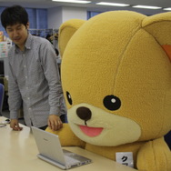 「クマトモキーボード打てないの!」