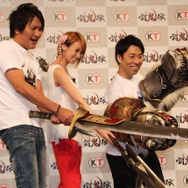 南明奈、パンクブーブー佐藤、ニブンノゴ！森本が対決、『討鬼伝』完成発表イベントフォトレポ