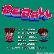 『BE BALL』タイトル画面