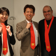 任天堂の田端里沙氏、田邊賢輔氏、レトロスタジオのMichael Kelbaugh氏