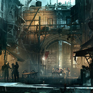 市民たちを監視するかのように、町のあちこちにはガード達の姿が。