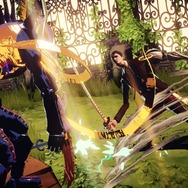 庭園のような雰囲気の部屋で、突如襲い来るワイヤーズ