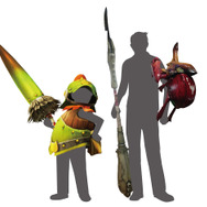 「モンハン渋の里なりきり記念撮影」