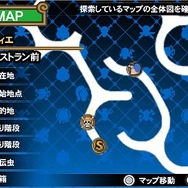 下画面:マップ画面