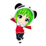 コスチューム「いーあるふぁんくらぶ」GUMI(costume designed by ヨリ)