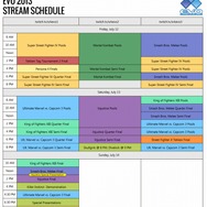 「EVO 2013」配信スケジュール