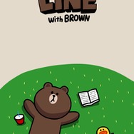 「LINE」にきせかえ機能が搭載、可愛いブラウンにきせかえ!