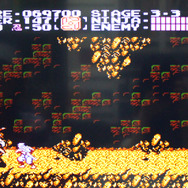 VSバーサーカー。つぶては斬れるので、良い位置取りをキープ