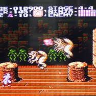 VSケルベロス。柱の下がほぼ安全地帯。速く動くほうが実体