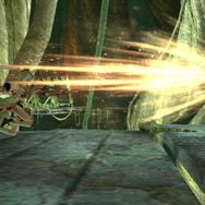 敵を軽々と吹き飛ばします