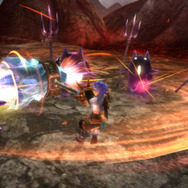 体重が乗った回転攻撃を前進しつつ放つスキル