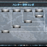 ハンター　空中コンボパターン