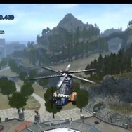 ヘリで優雅な遊覧飛行