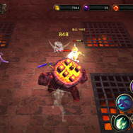 シングルプレイ殲滅戦、ゴーレムにスキル発動！